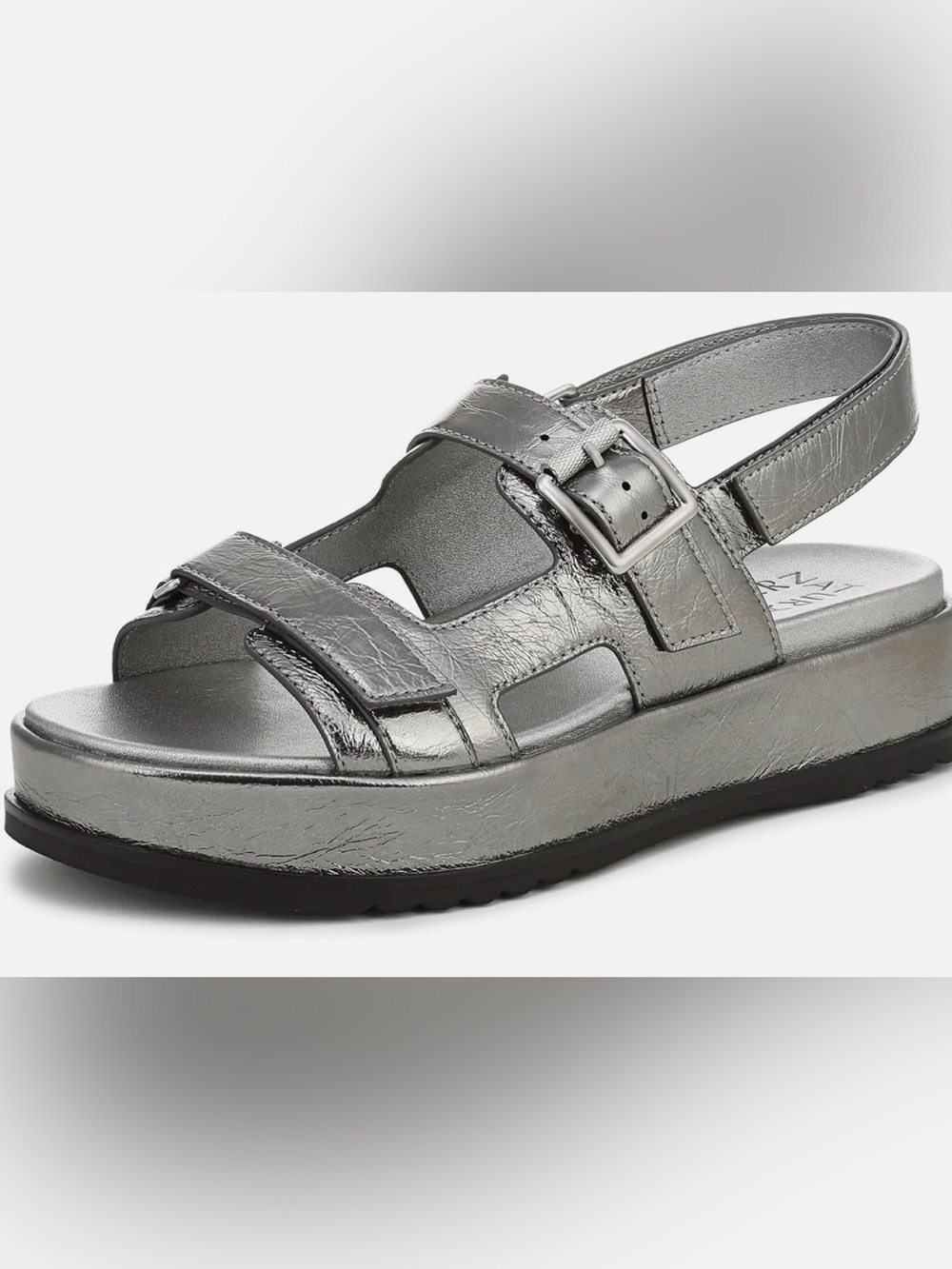 Naturalizer Ziva Pewter Women's size 5 Slingback Sandal -NWT